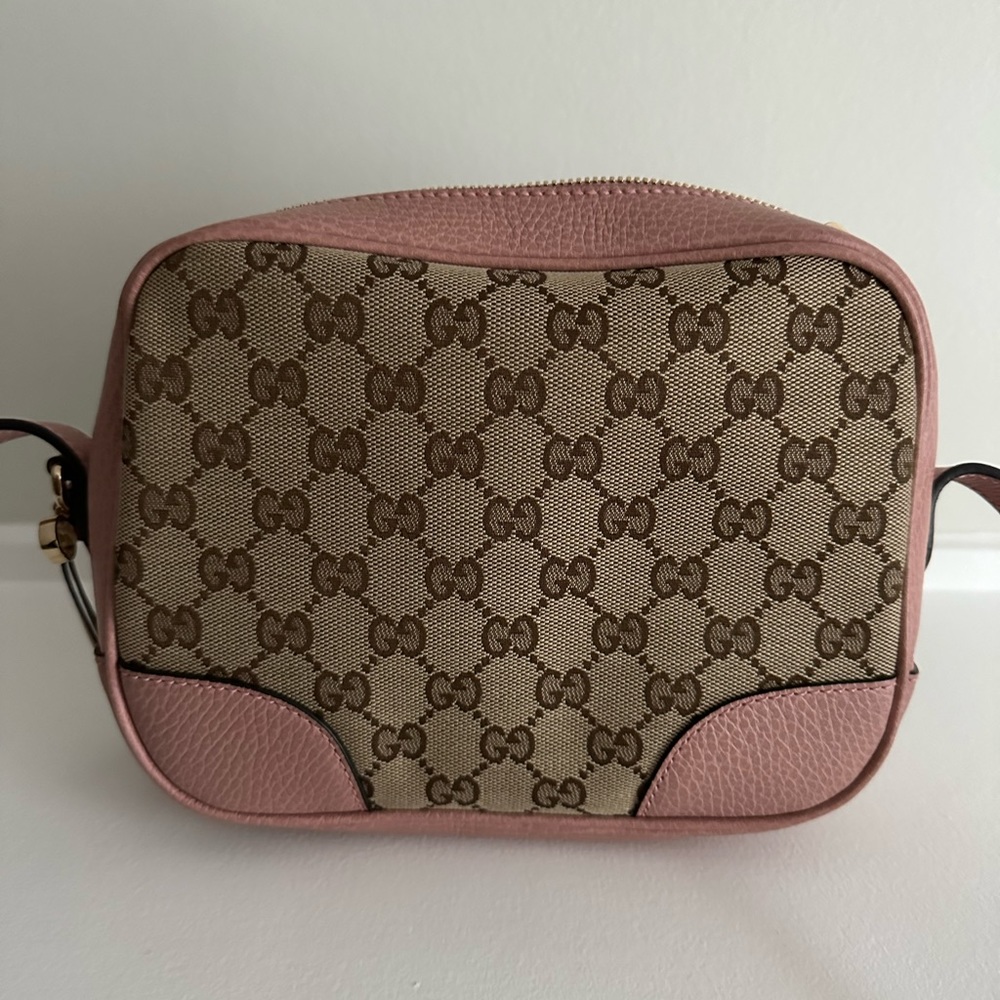 Gucci GG bag original- Canvas and leather crossbody bag